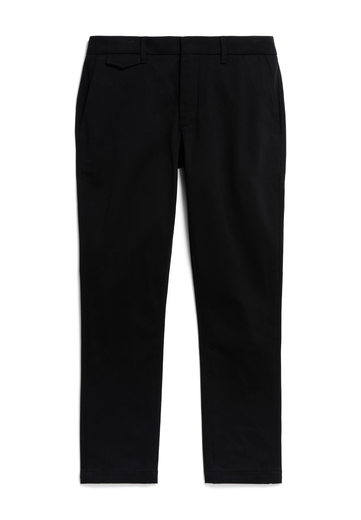 Pantalon chino en coton bio et recyclé | noir "alvaaro premium black"