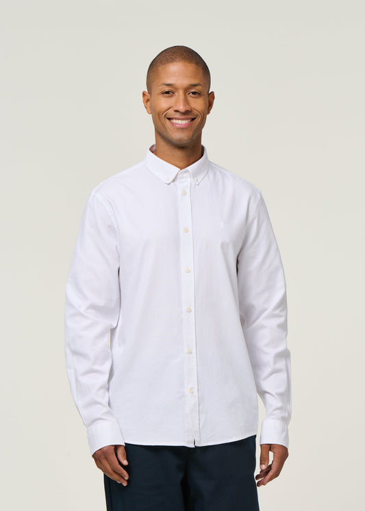 Chemise en coton bio | blanche "quaasa - white"