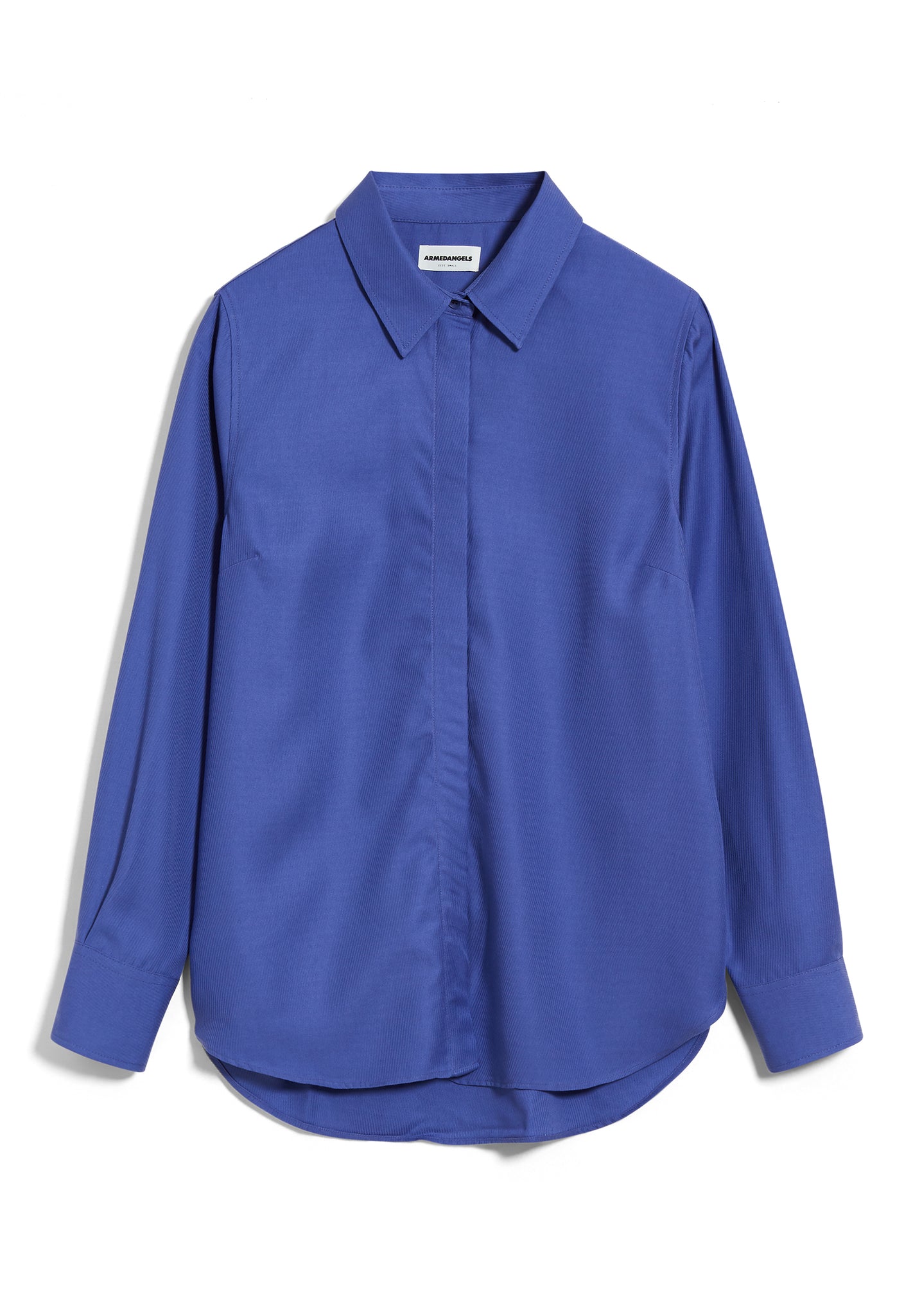 Chemise oversize violette en tencel - hiljaa vibrant violet