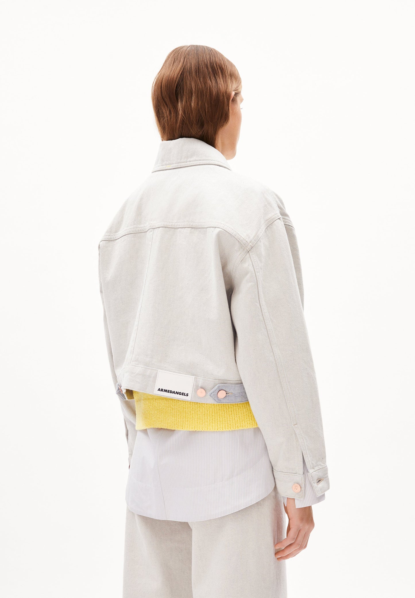 Veste oversize en coton bio et recyclé | gris "fileaa light flint"