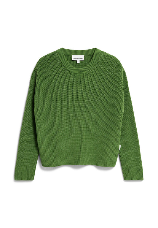 Pull ample en coton bio | vert "nuriaas ivy green"