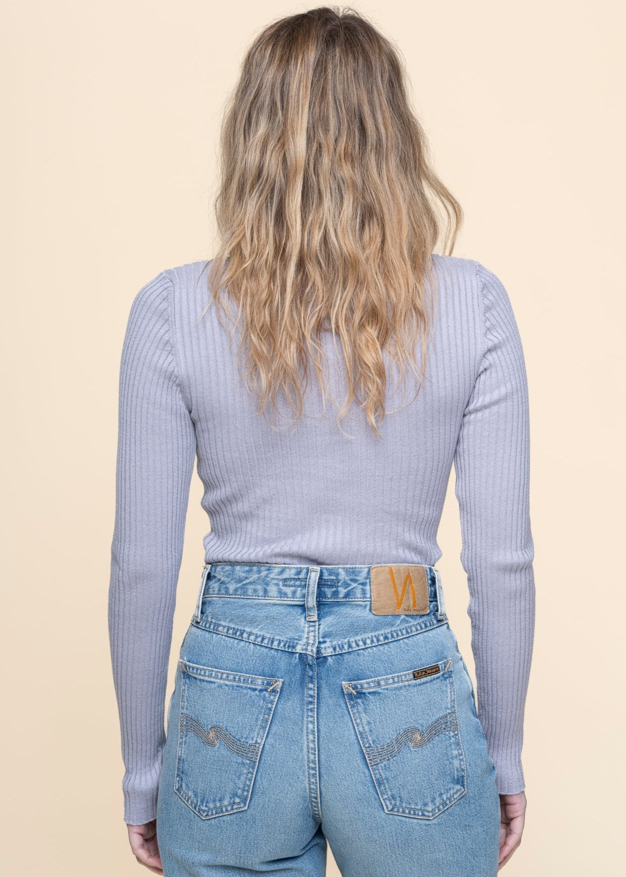 Sous-pull en coton biologique | "alaania rn - misty morning"