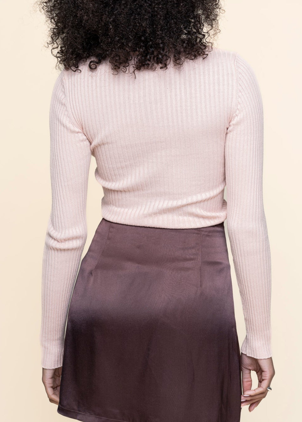 Sous-pull en coton biologique | rose "alaania rn - rosalilly"