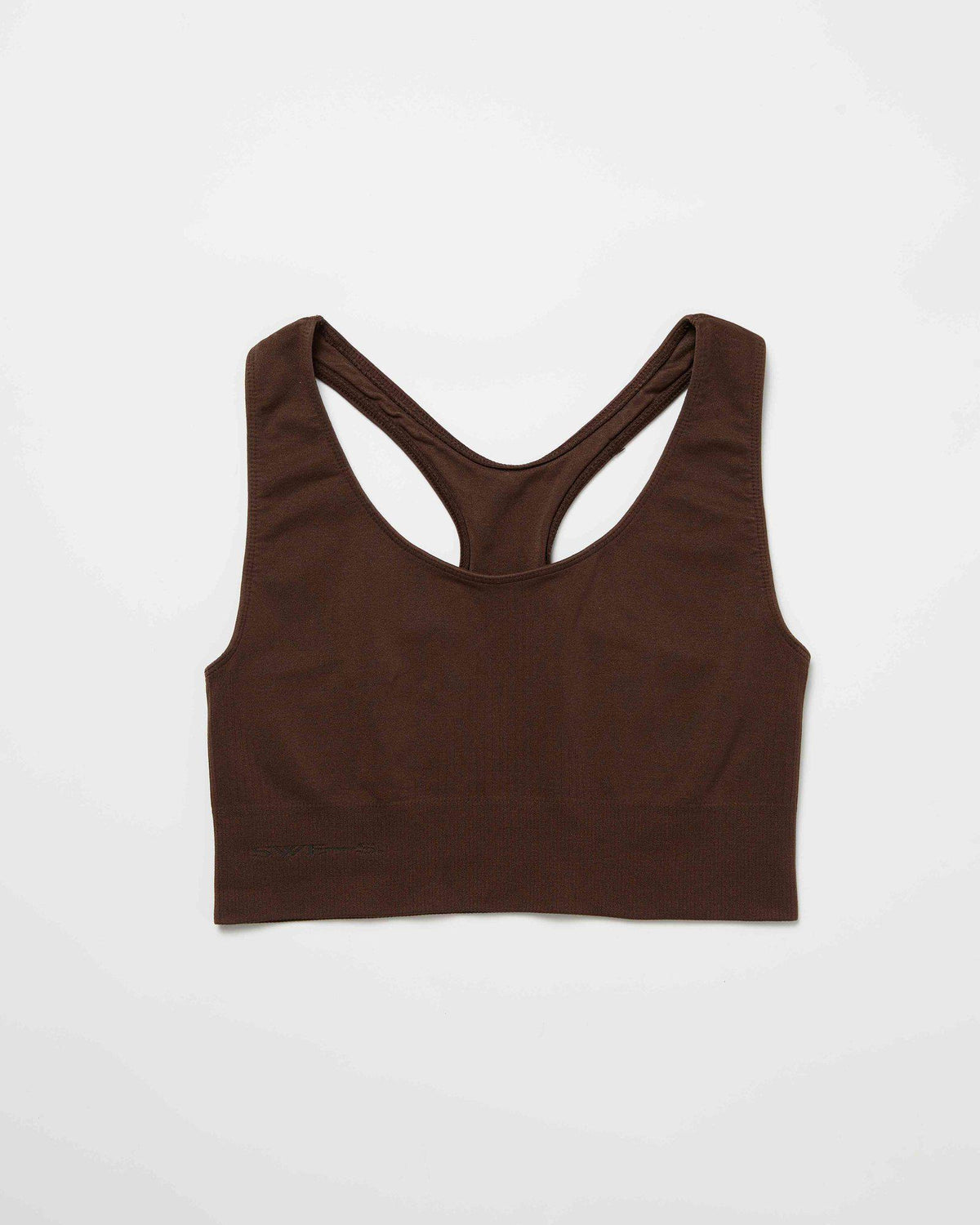 Brassière de sport en matière recyclée | marron "wilma soft bra brown"