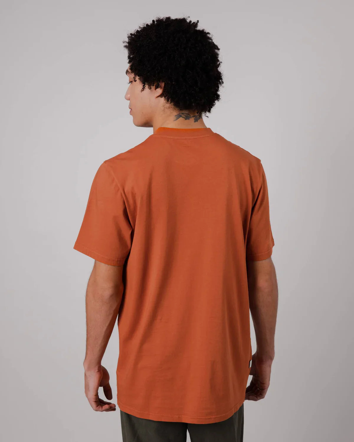 t-shirt ample en coton bio | orange "eyes t-shirt spices"