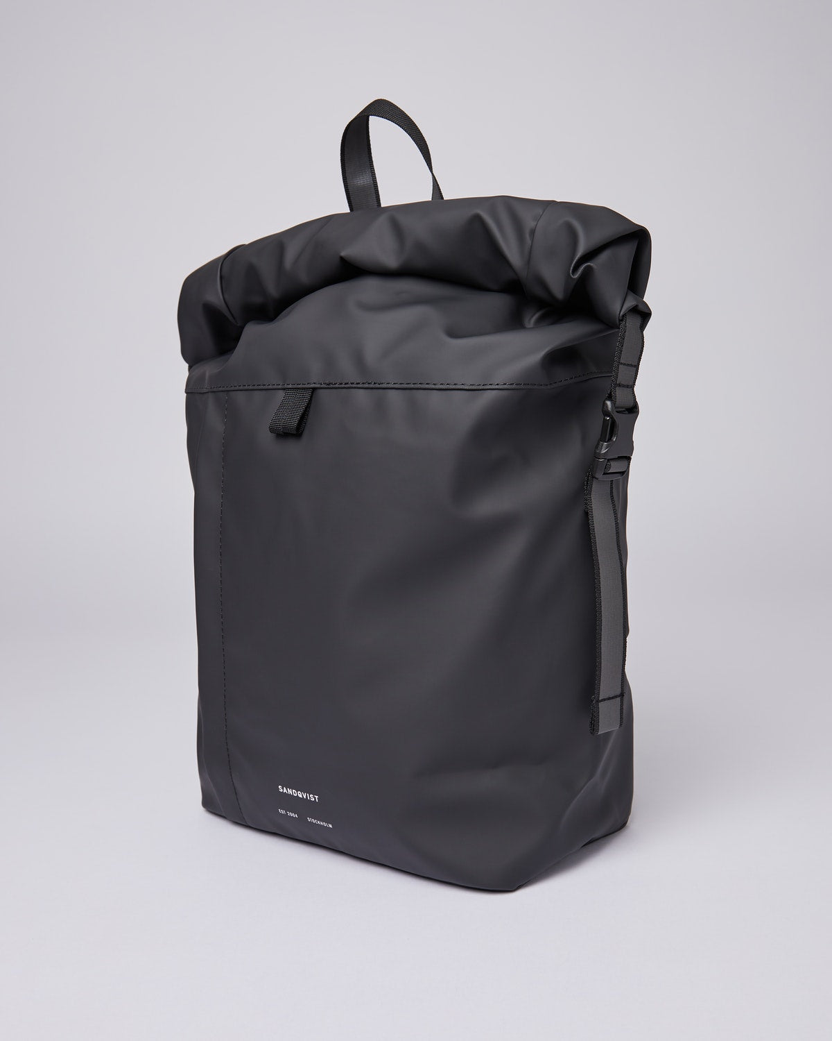 Sac à dos imperméable en matière recyclée | noir "konrad black"
