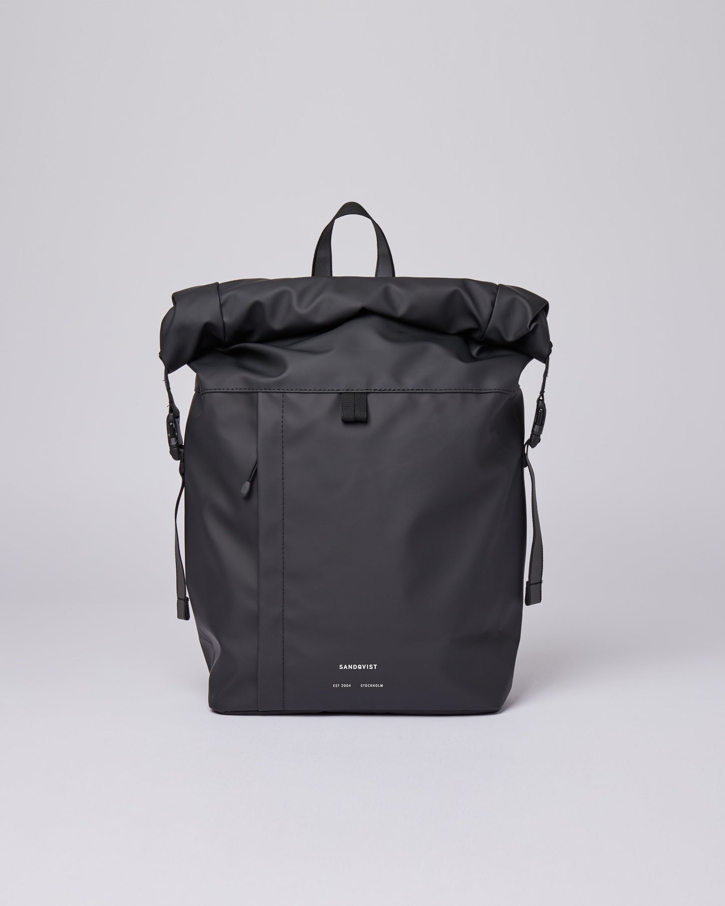 Sac à dos imperméable en matière recyclée | noir "konrad black"