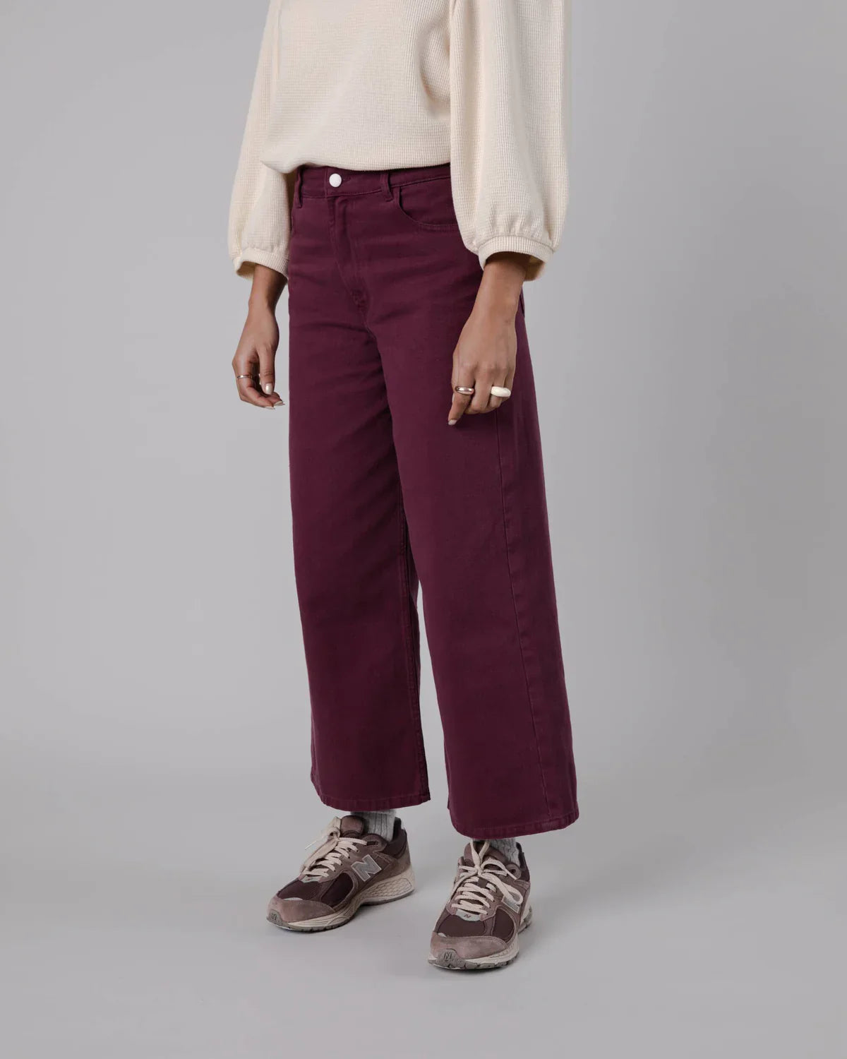 Pantalon ample en coton bio | Prune "5 pocket pant"
