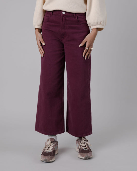 Pantalon ample en coton bio | Prune "5 pocket pant"