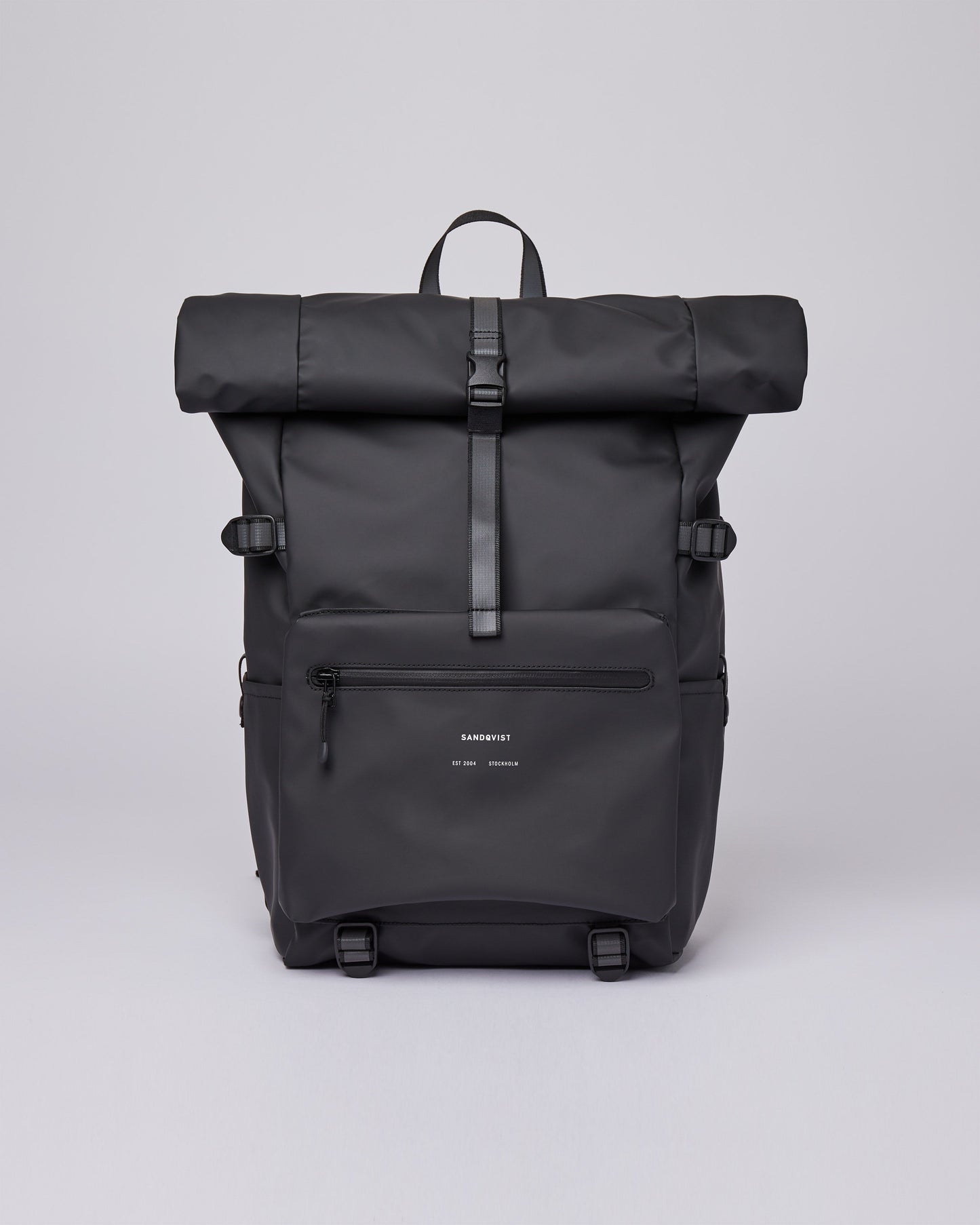 Sac à dos imperméable en matière recyclée | noir "Ruben 2.0 black"