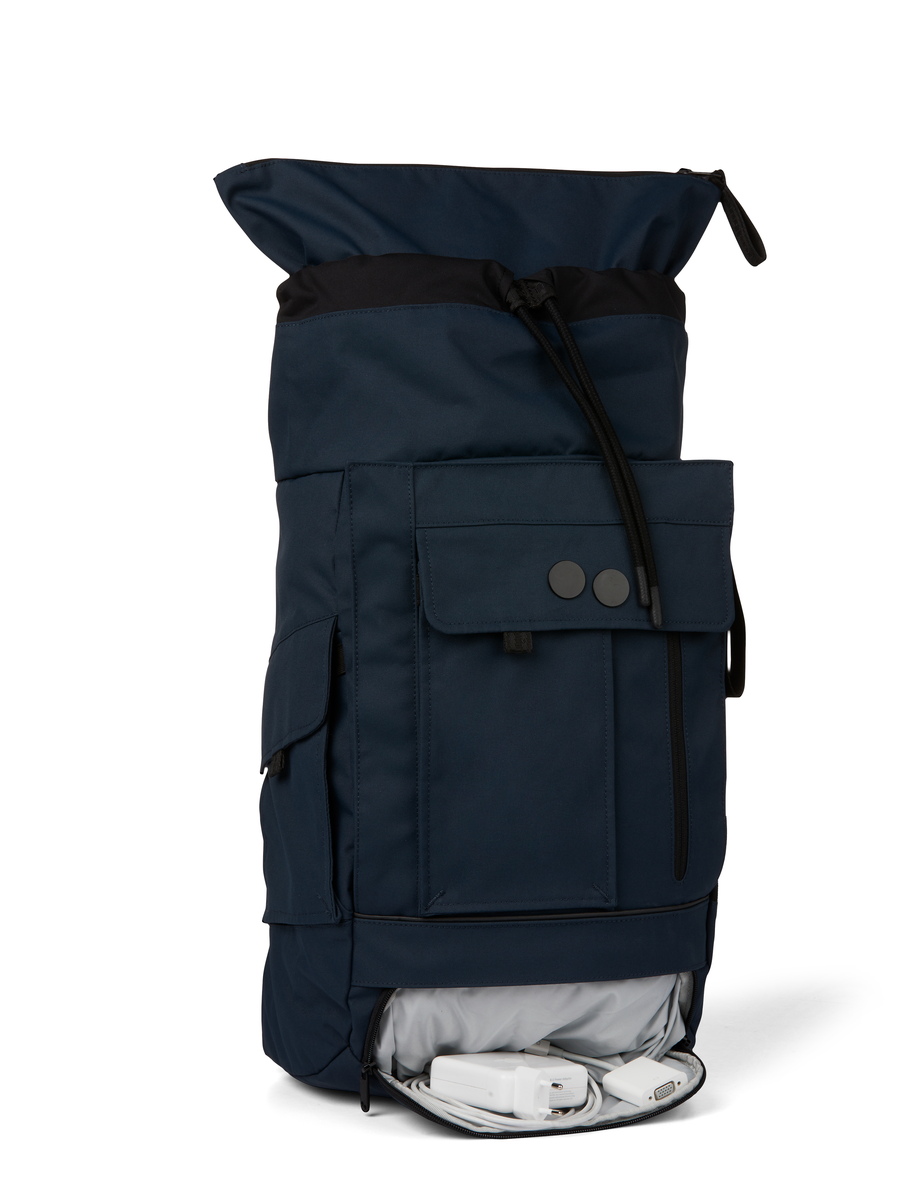 Sac à dos bleu recyclé - Blok Medium construct