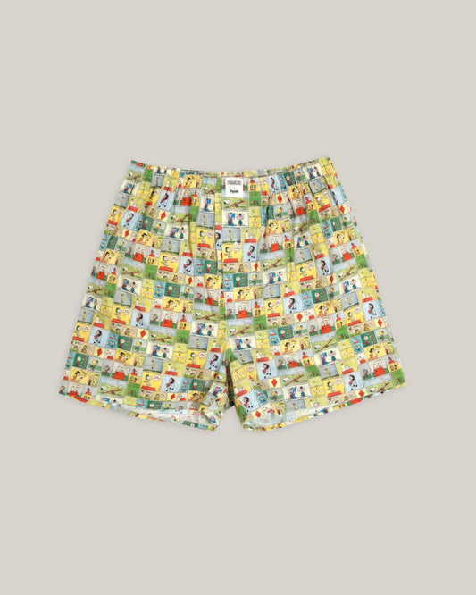 Caleçon en coton bio | Motifs "comic peanuts boxers"