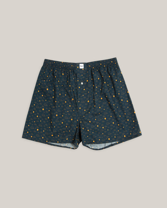 Caleçon en coton bio | Motifs "kinton dragon ball boxers navy"