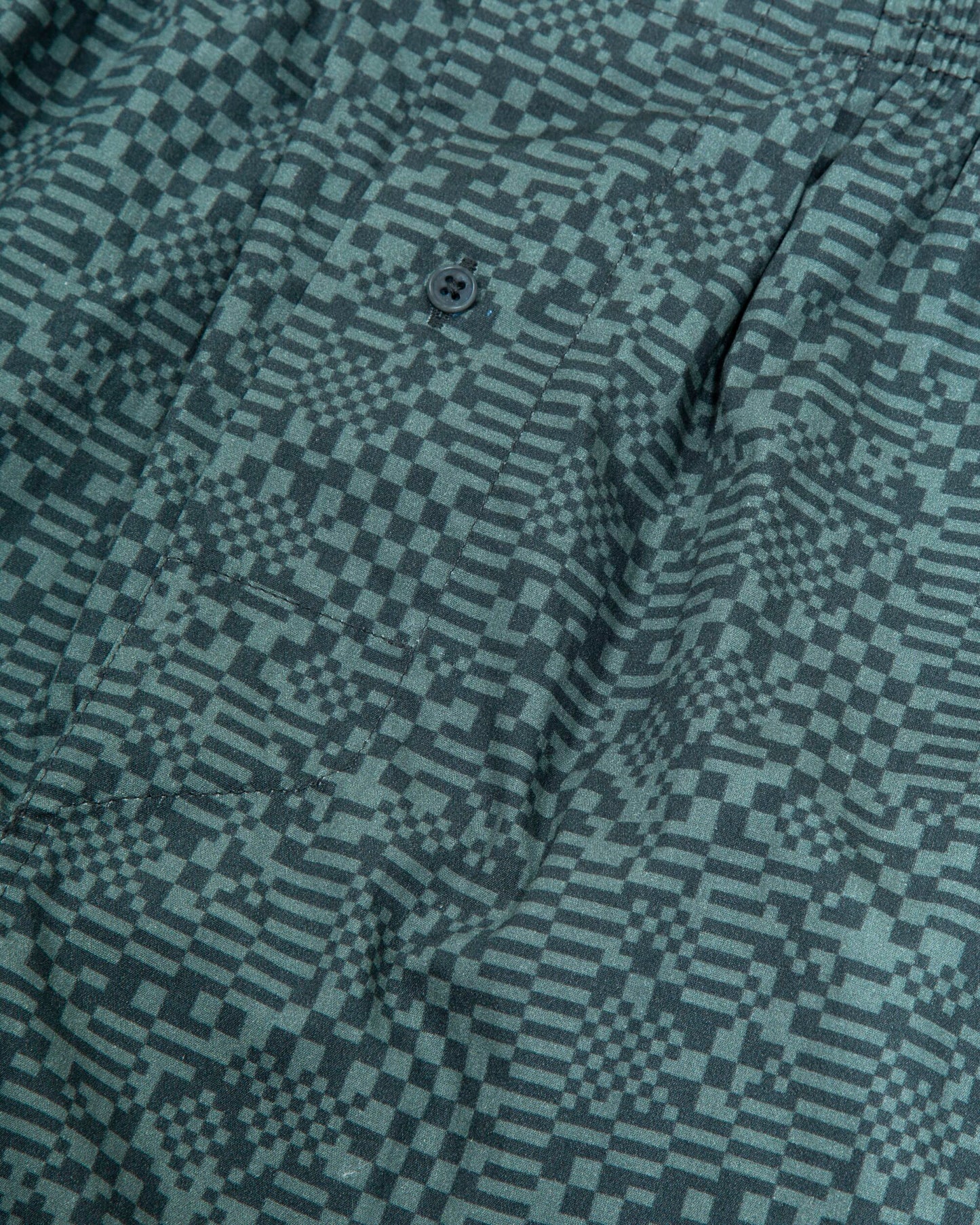 Caleçon en coton bio | Motifs "pixel boxer green"