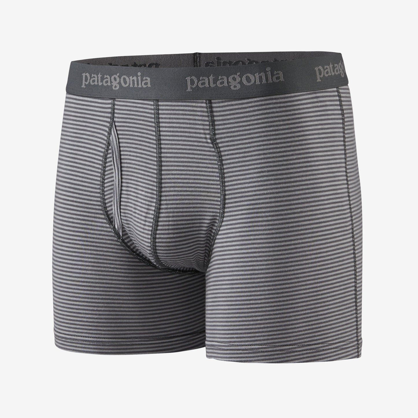 Boxer en tencel | gris "m's essential boxer briefs 3 in. fathom forge grey"