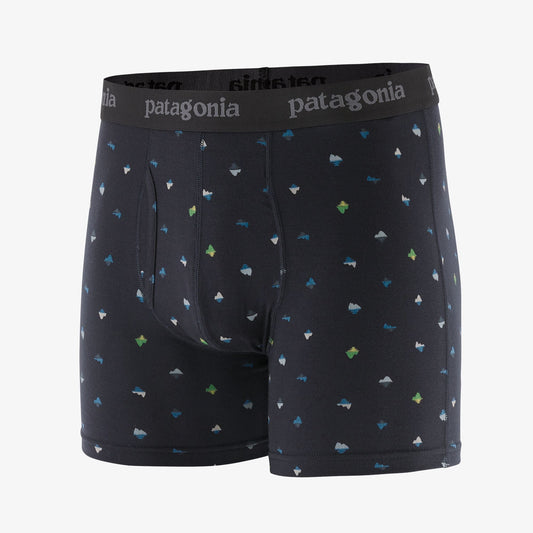 Boxer noir à motif en tencel - Glasspine Micro Ink Black