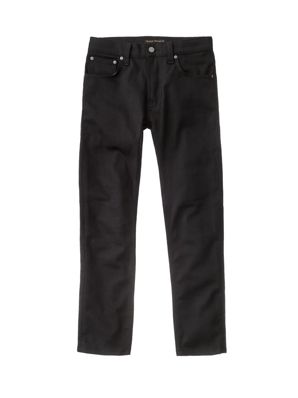 Jean slim en coton bio | noir "Grim Tim Dry ever black"
