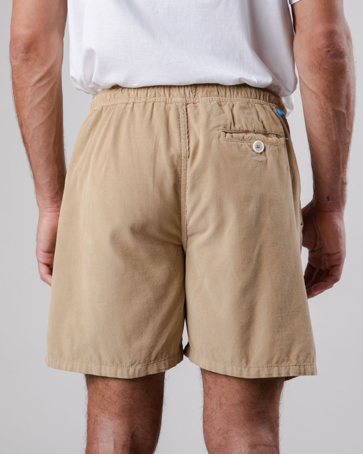 Short en velours côtelé de coton bio | beige "baby cord summer short sand yellow"