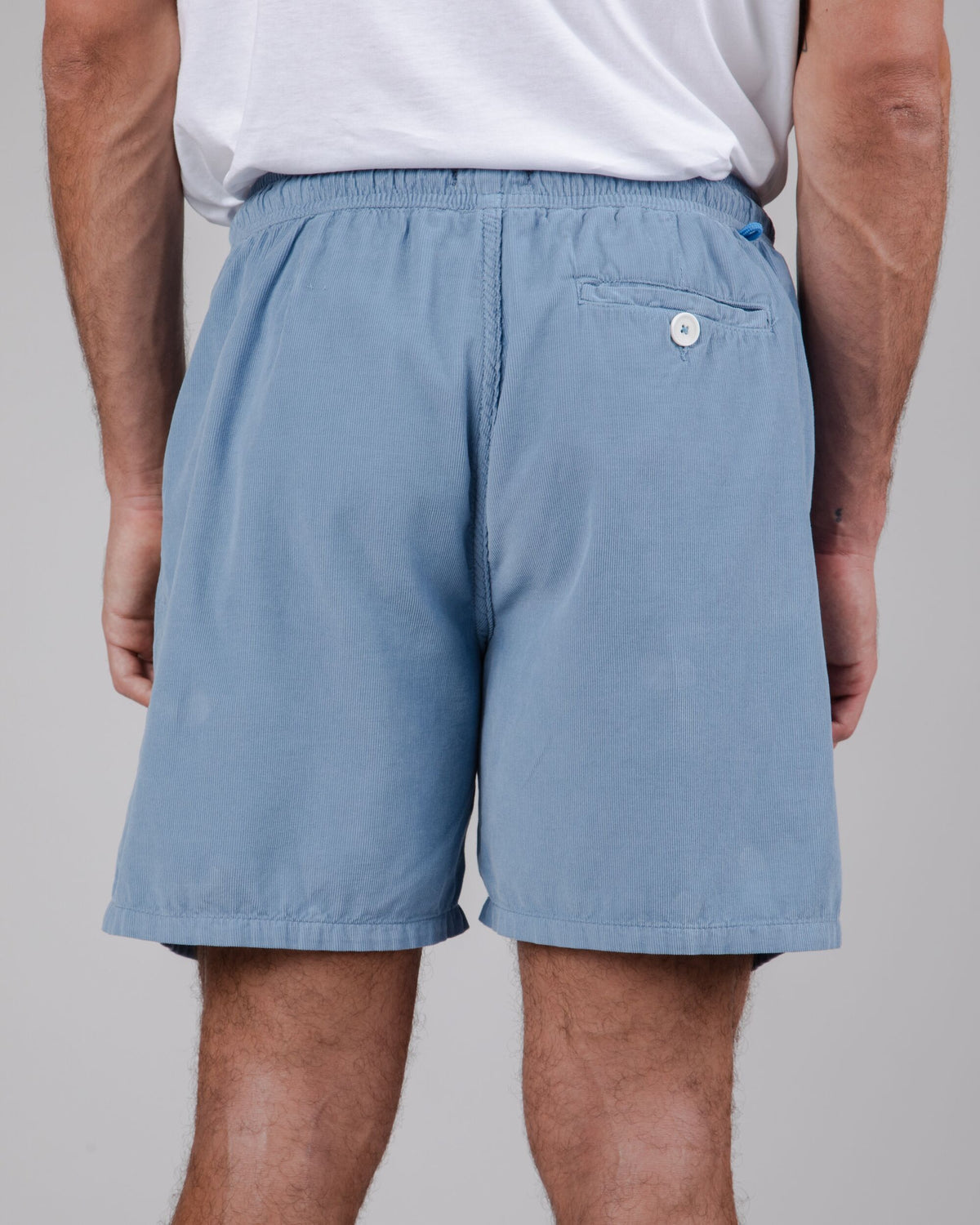 Short en coton bio | bleu "baby cord summer short blue blue"