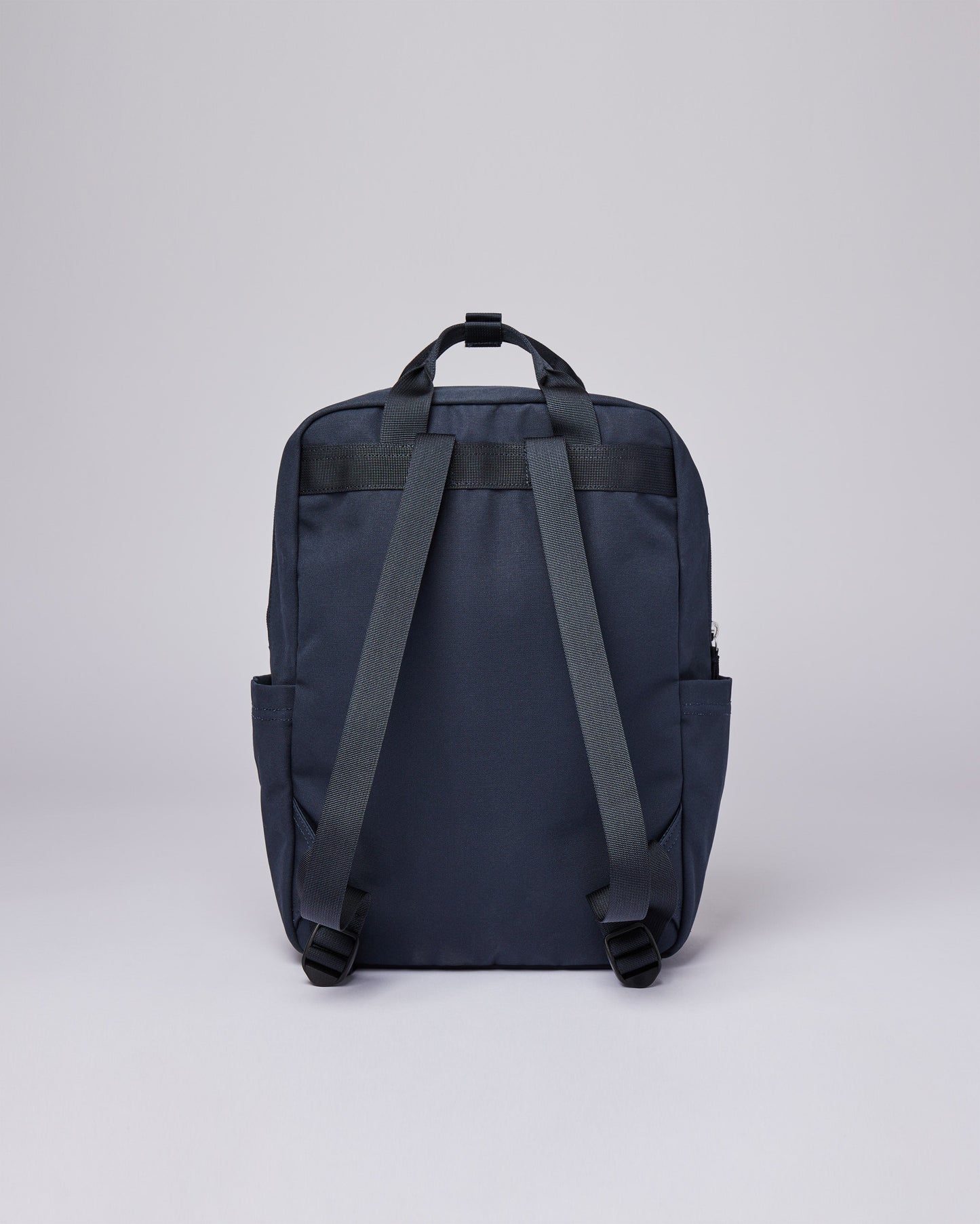 Sac à dos en coton bio et matière recyclée | Marine "knut navy"