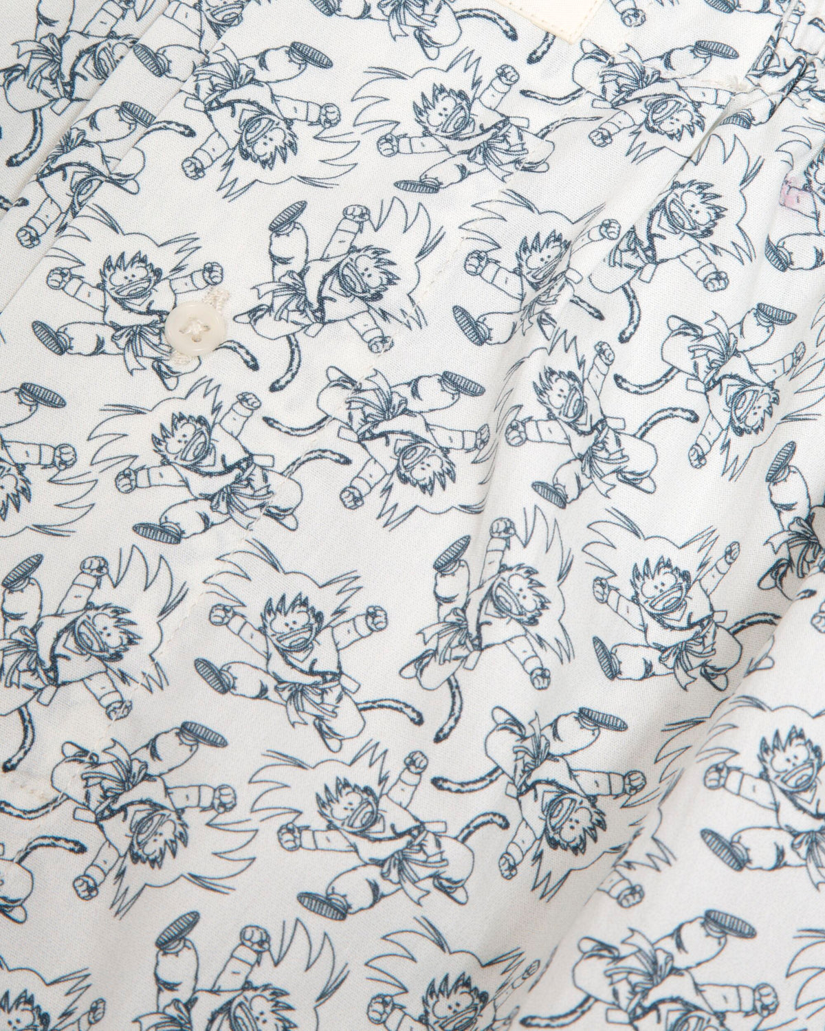 Caleçon en coton bio | blanc à motifs "goku dragon ball boxers ecru white"