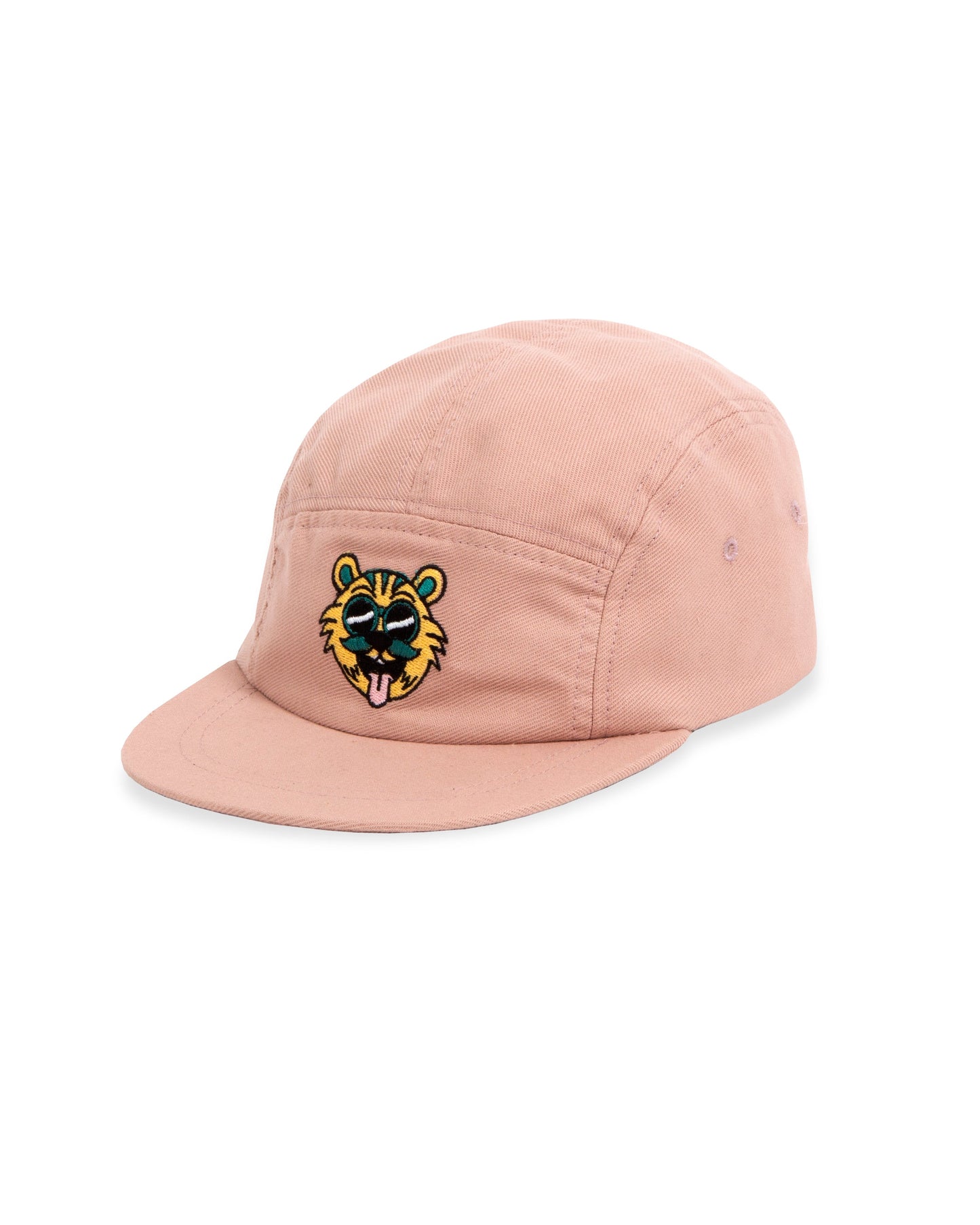 Casquette droite en coton bio | "yeye 5 panel cap dusty pink"