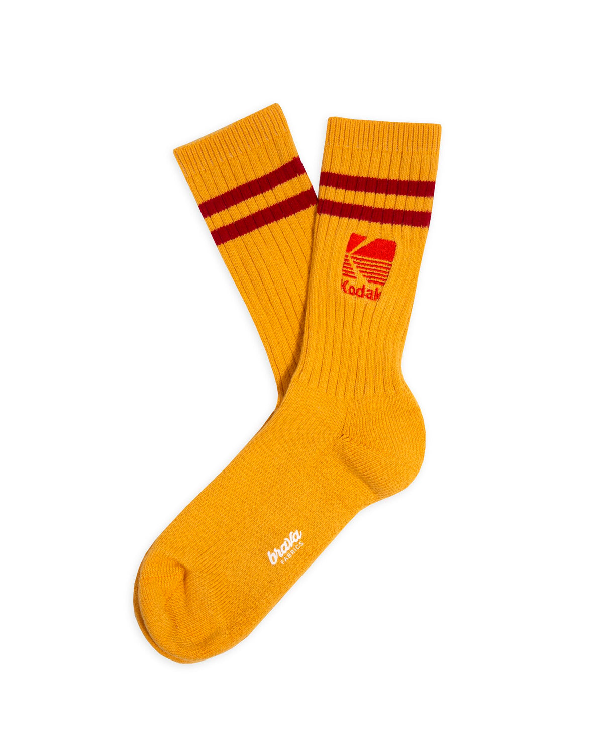Chaussettes en coton biologique | "kodak socks yellow - yellow"