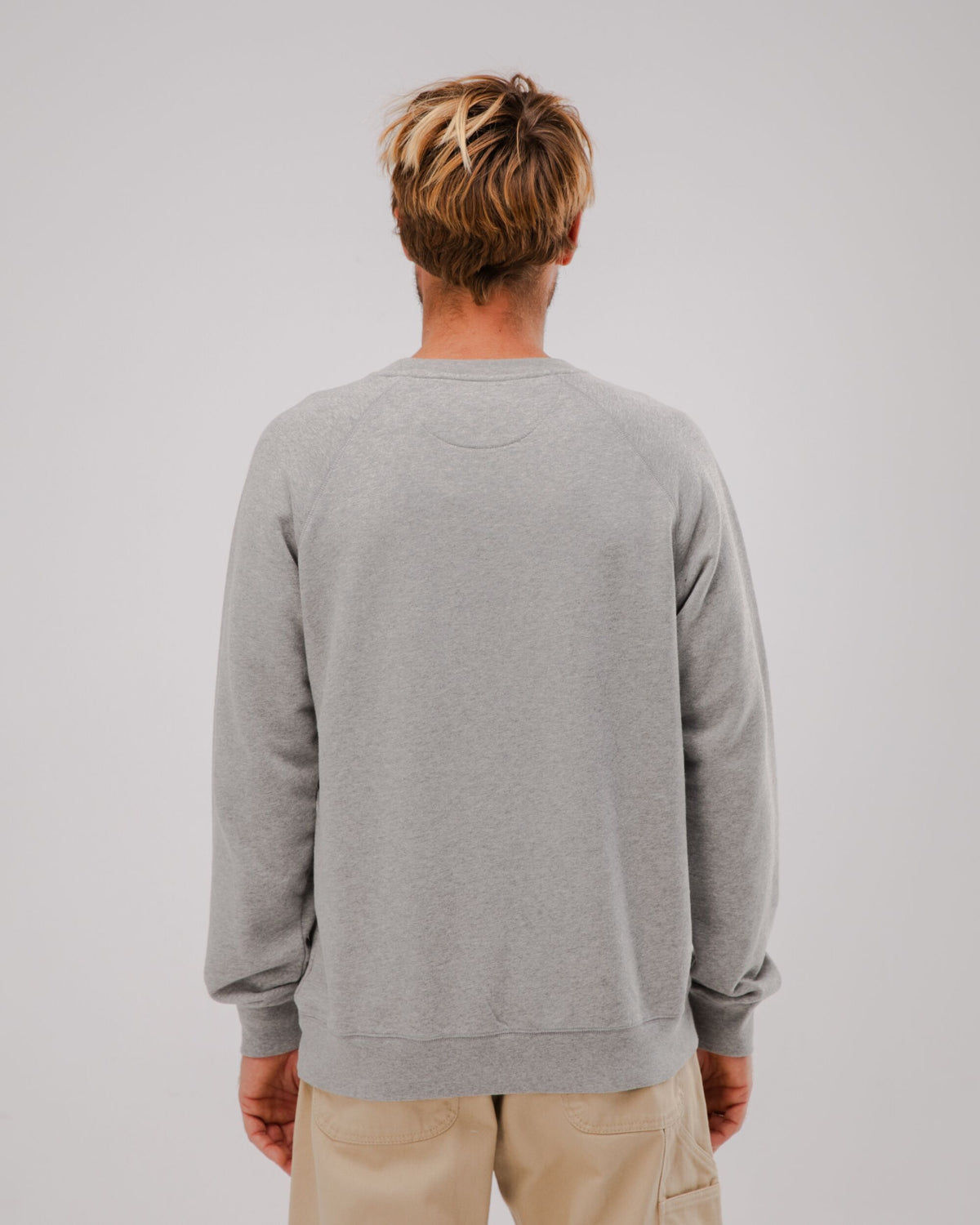 Sweat en coton bio | gris "out of office sweatshirt - grey"