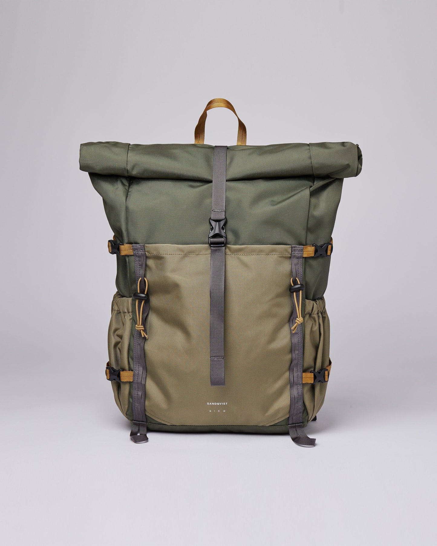 Sac à dos rolltop imperméable en recyclé | Vert "forest hike multi trekk green/leaf green"
