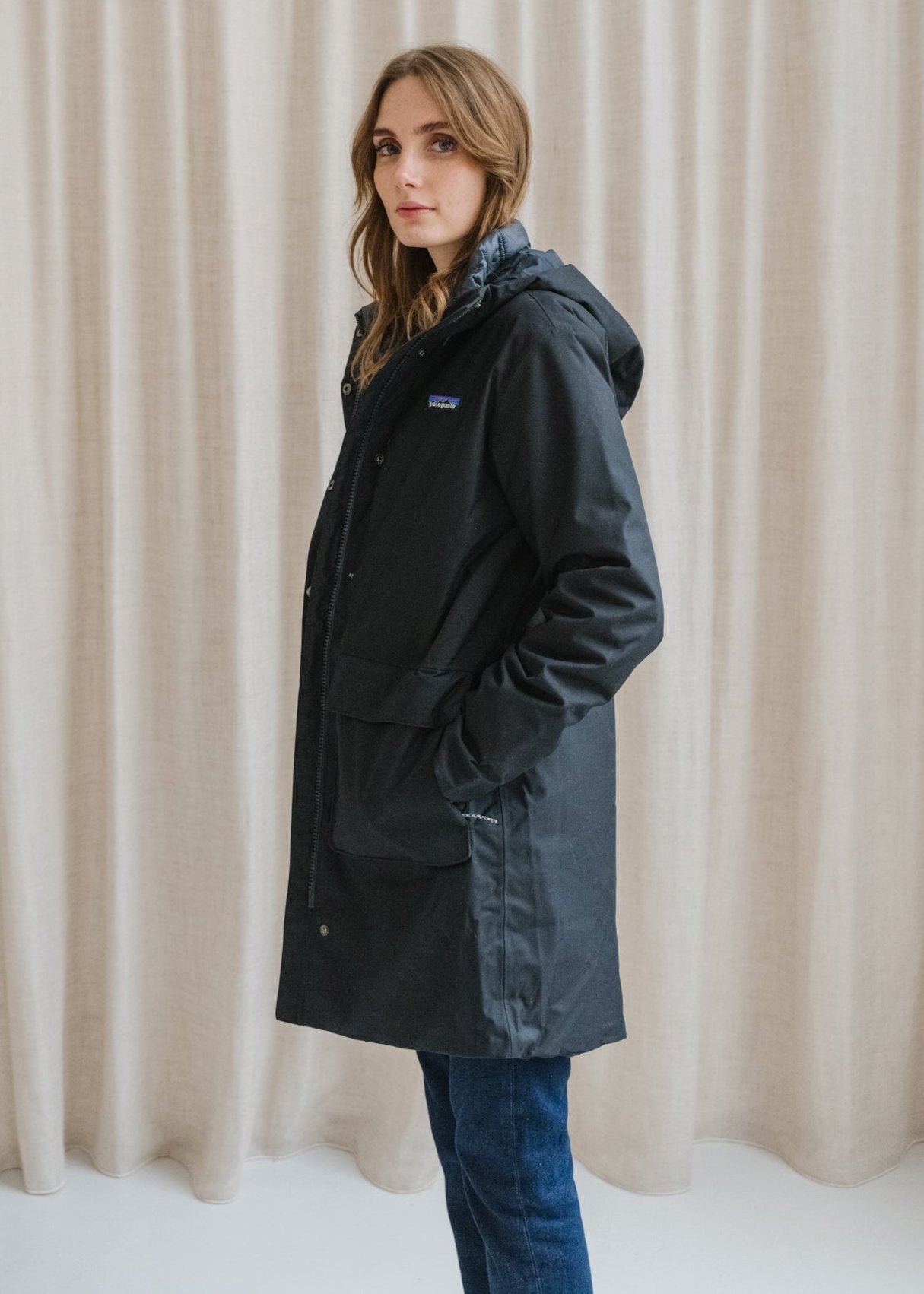 Parka réversible 3 en 1 en matière recyclée | marine "w's pine bank 3-in-1 parka pitch blue"