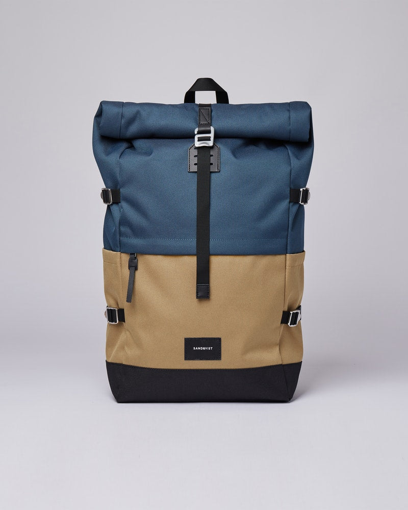 Sac à dos bicolore en polyester recyclé - Ilon
