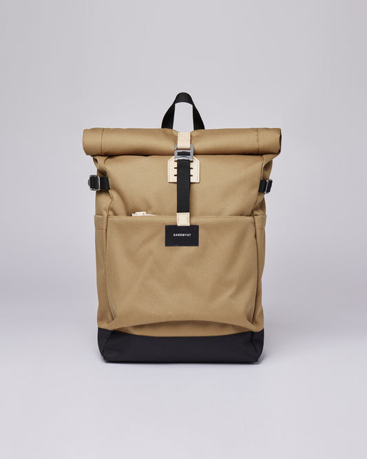 Sac à dos rolltop en matière recyclée | Marron "ilon multi bronze/black"
