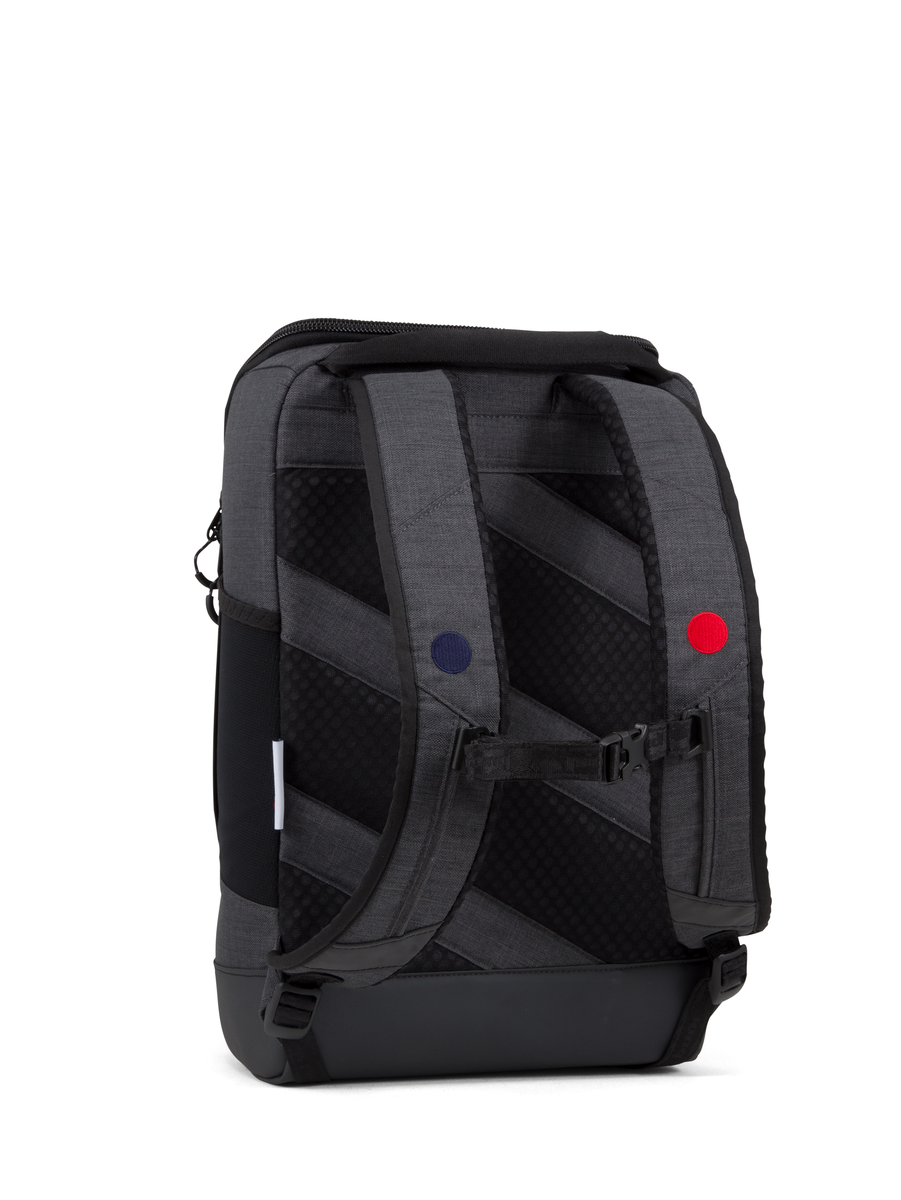 Sac à dos gris anthracite recyclé - Cubik Medium anthracite melange