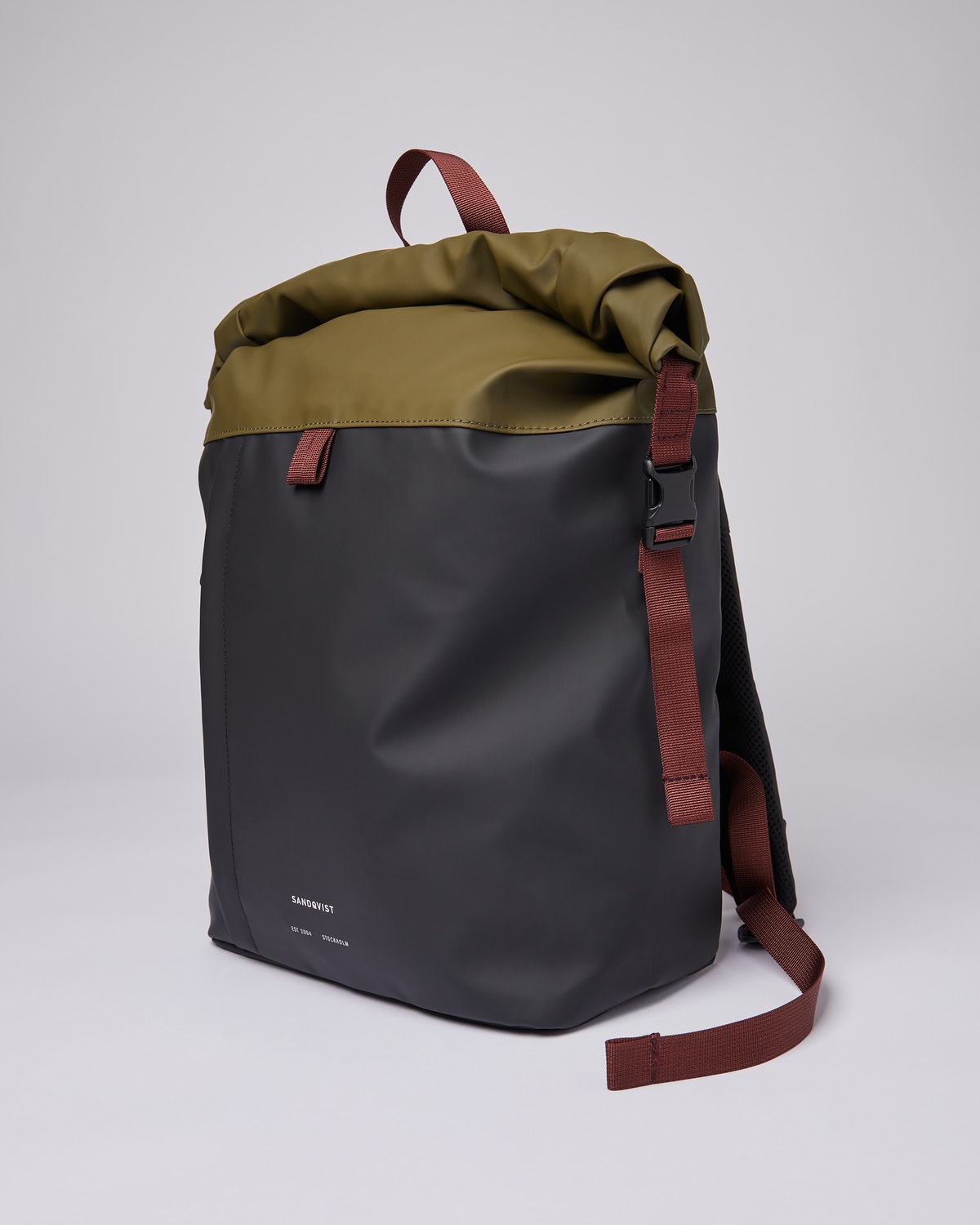 Sac à dos imperméable en matière recyclée | Bicolore "konrad"