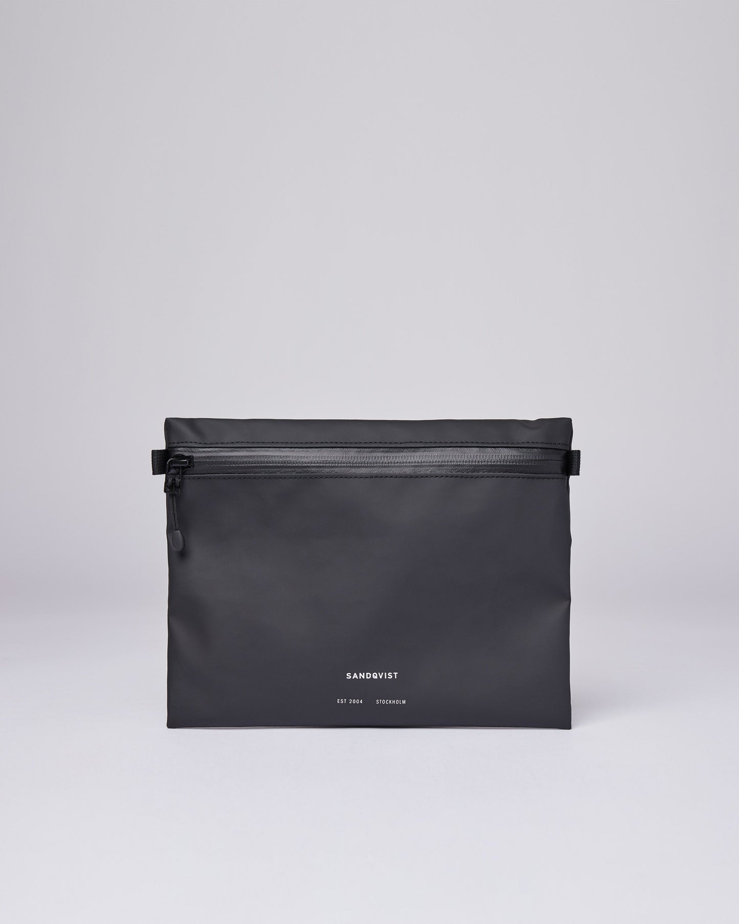 Grande pochette en recyclé | Noir "sam black"