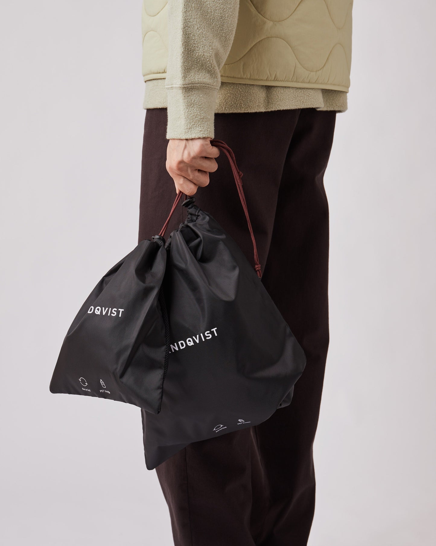 3 sacs imperméables en recyclé | Noir "3 pack bag black"