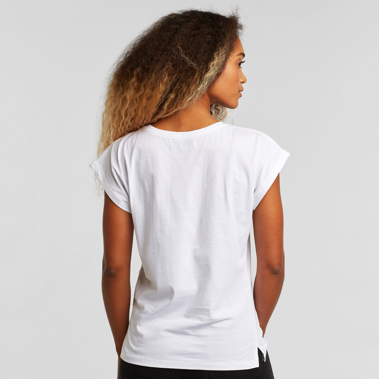 T-shirt en coton bio | Blanc "t-shirt visby base white"