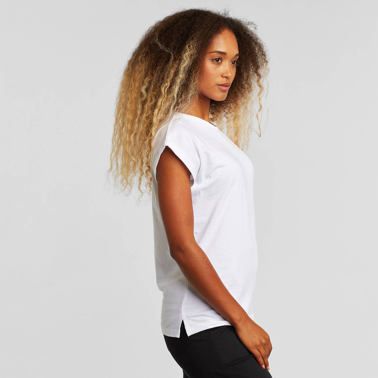 T-shirt en coton bio | Blanc "t-shirt visby base white"