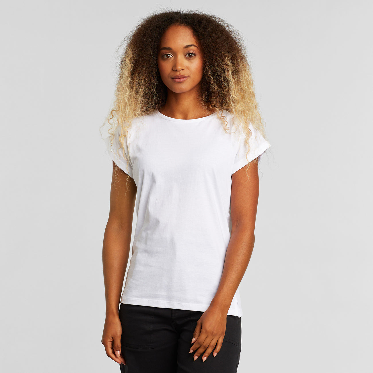 T-shirt en coton bio | Blanc "t-shirt visby base white"