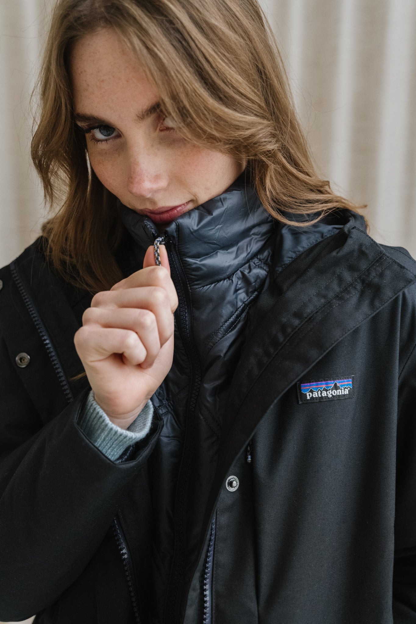 Parka réversible 3 en 1 en matière recyclée | marine "w's pine bank 3-in-1 parka pitch blue"