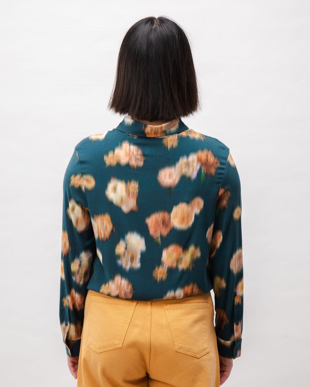 Chemise en viscose ecovero | bleu "nebula viscose blouse navy"