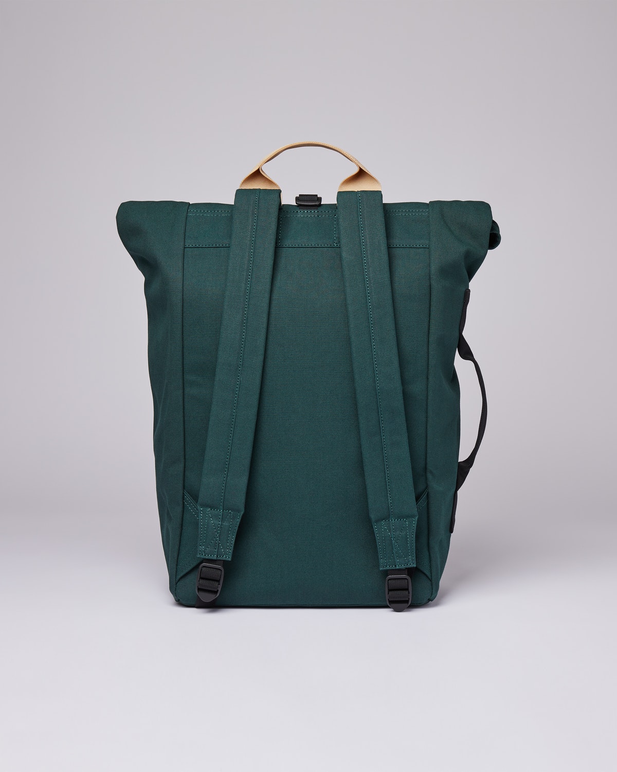 Sac à dos rolltop en matière recyclée | Vert "dante vegan"