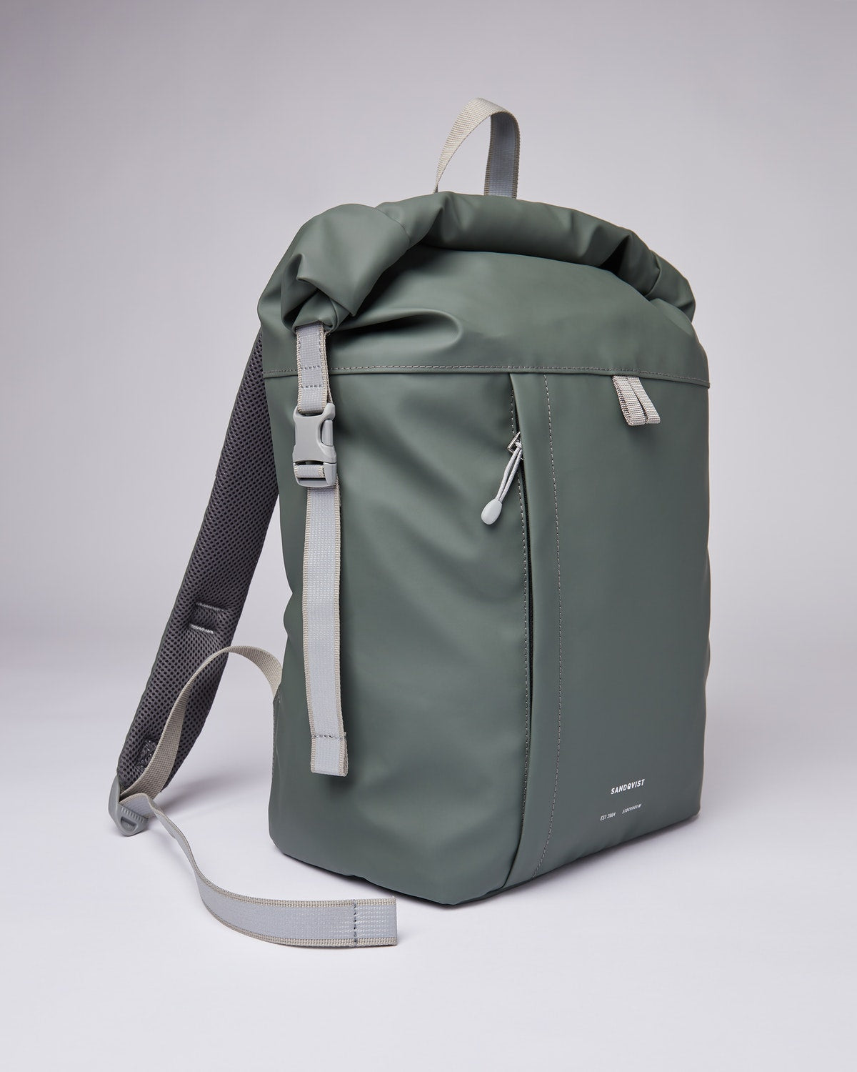 Sac à dos imperméable en matière recyclée | Vert "konrad lichen green"