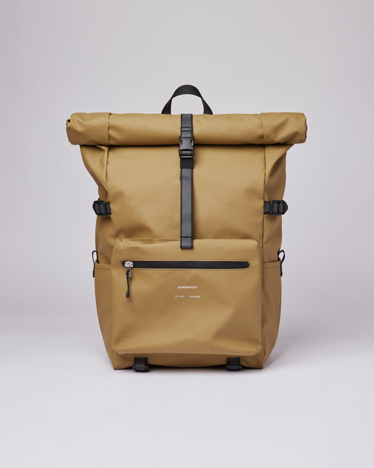 Sac à dos imperméable en matière recyclée | Marron "ruben 2.0 bronze"