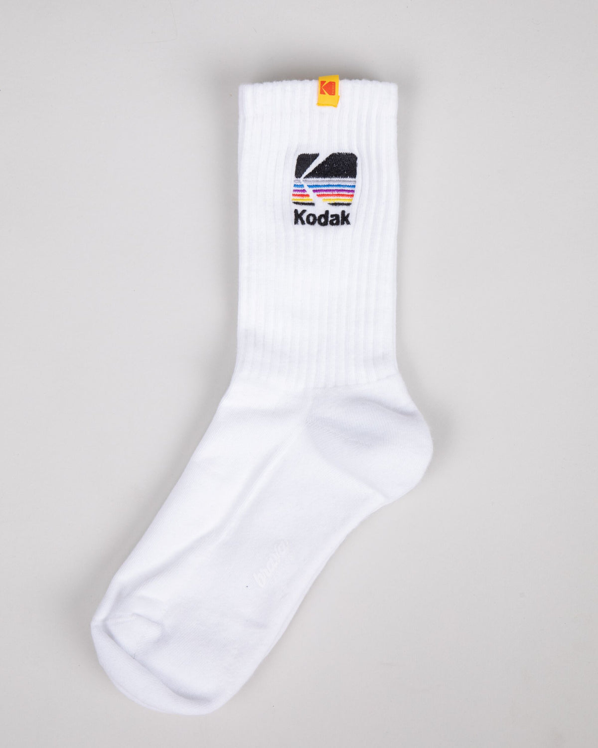 Chaussettes en coton biologique | blanc "kodak socks white - white"