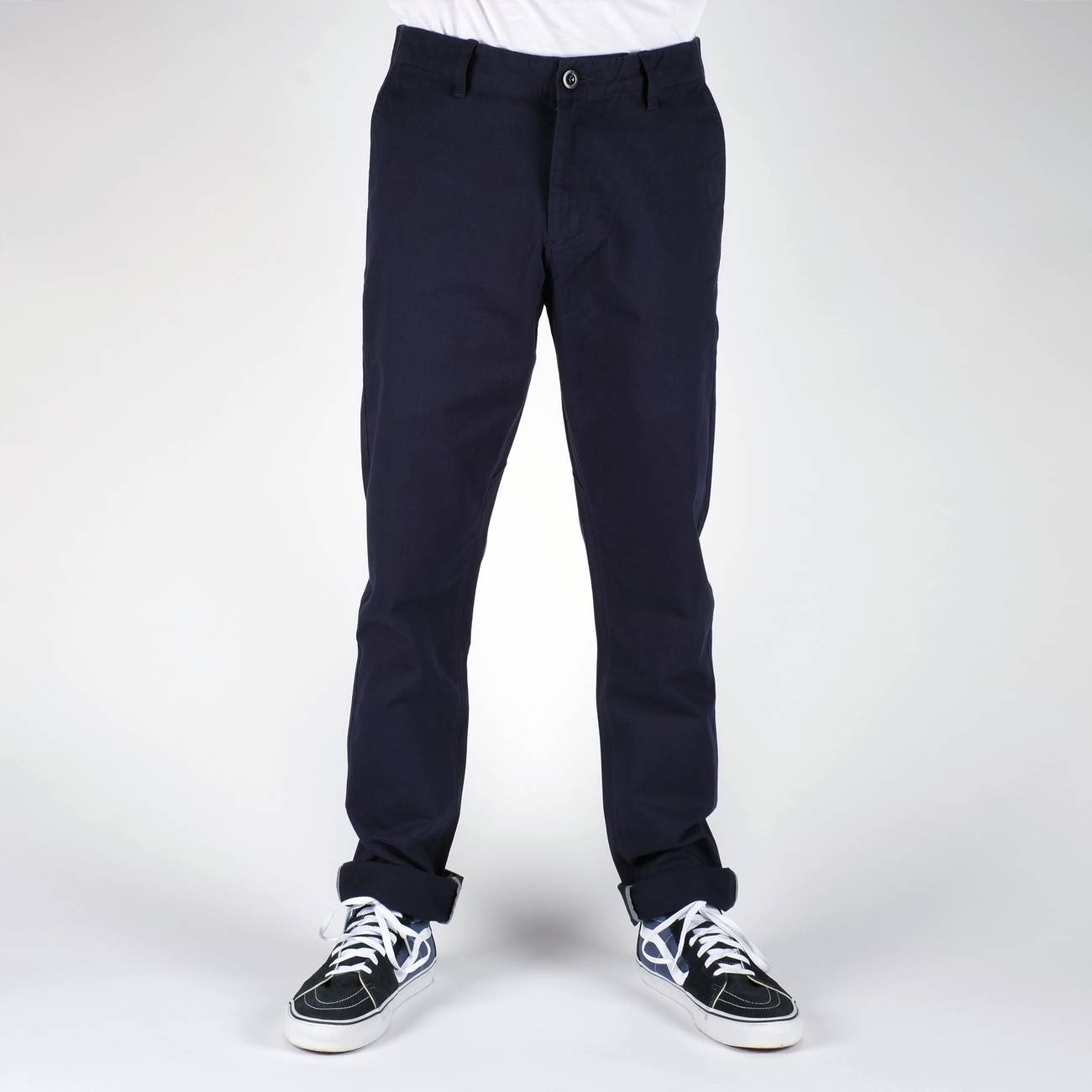 Chino marine en coton