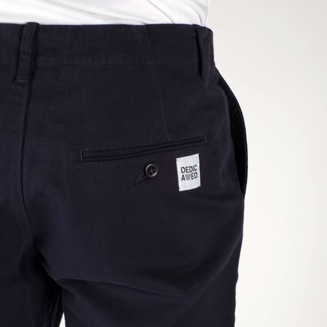 Chino marine en coton