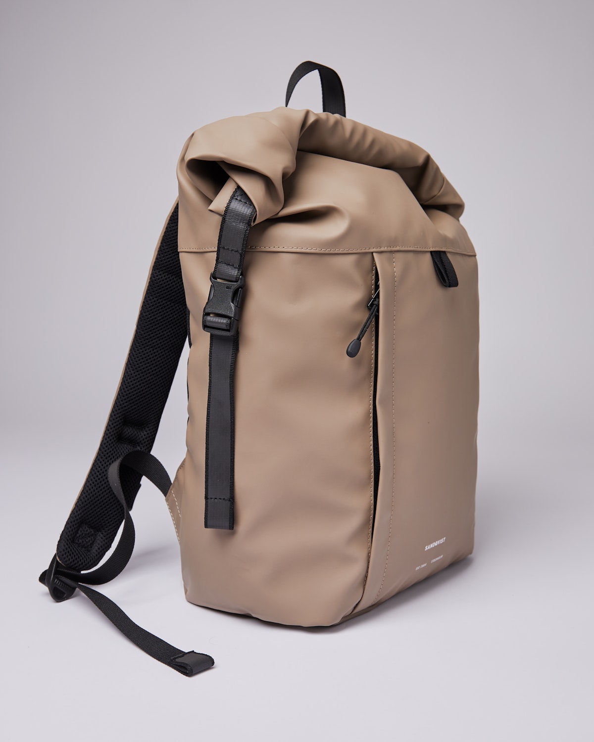 Sac à dos imperméable en matière recyclée | Beige "konrad fossil"
