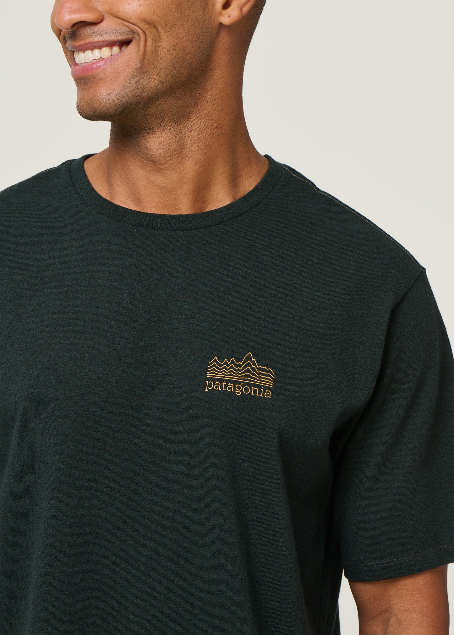 T-shirt imprimé en matières recyclées | vert "m's strataspire responsibili-tee - olgg"