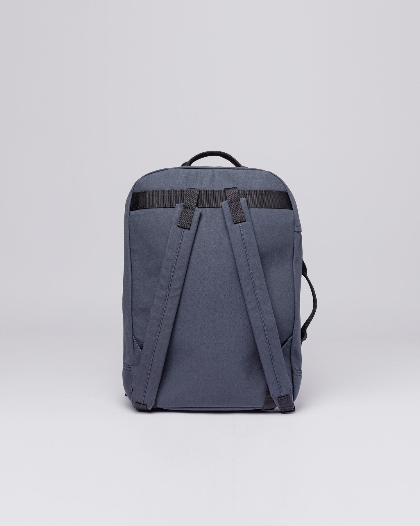 Sac à dos 12L en coton bio et matière recyclée | bleu "august navy with black webbing"